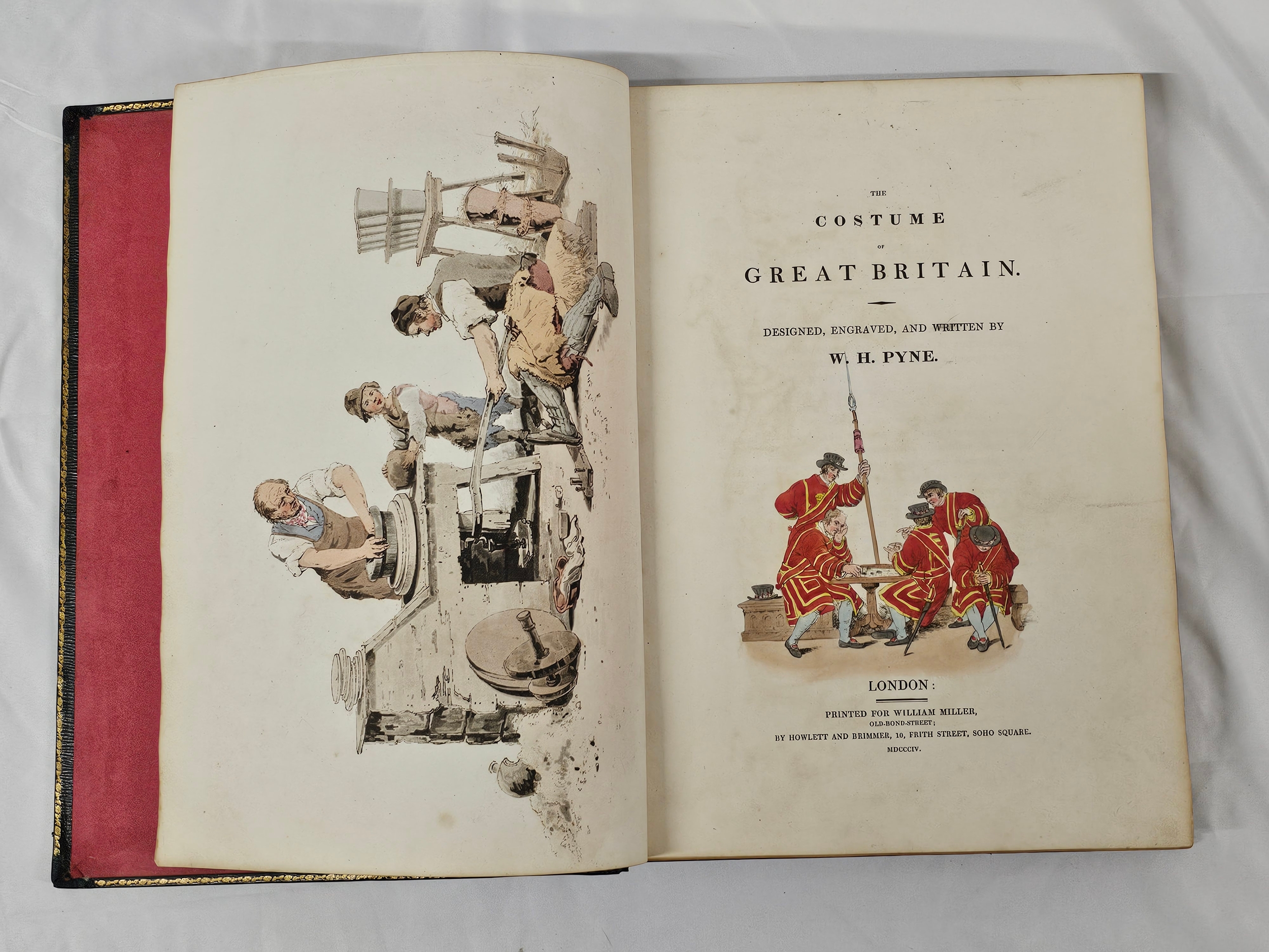 The Costume of Great Britain by William Henry Pyne. Published by William Miller, Old Bond Street, - Image 4 of 7