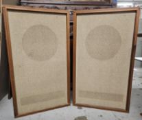 A pair of 1960s Tannoy speakers. LSU / HF / 15 / 8 Floor standing Lancaster Cabinets. Still housed