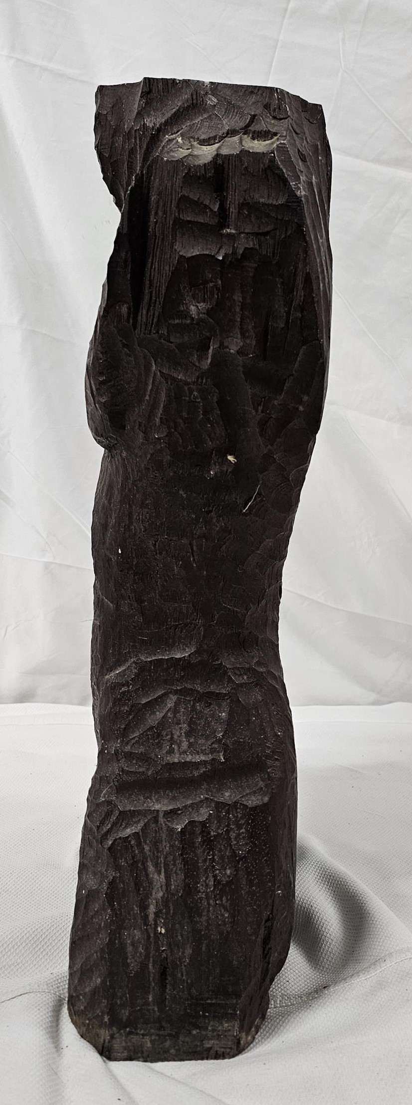 A carved hardwood female torso. Unsigned. H.60 W.28cm. - Image 4 of 6