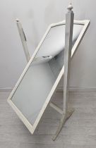 Cheval mirror, Edwardian painted. H.151 W.60 D.50cm.