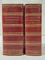 Dictionary. Nouveau Dictionnaire François-Allemand et Allemand-François à l'usage des deux