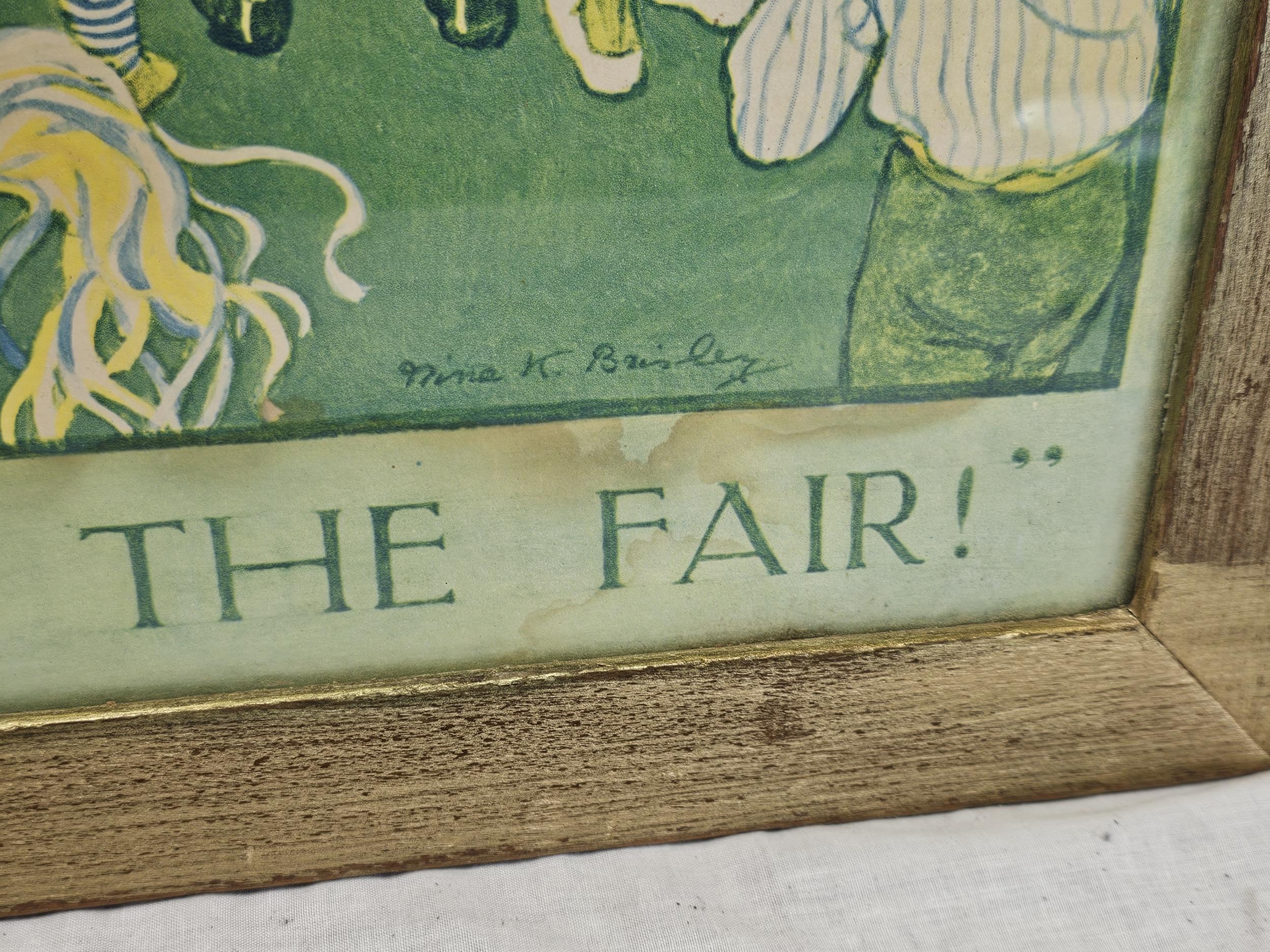 Nina K. Brisley (British. 1898-1978) Lithograph. "Heigh-Ho! Come to the Fair" From the 'Child - Image 3 of 5