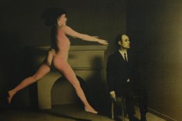 Geert Kooiman (Dutch b.1936). Oil on board. A surrealist composition dated 1979. Framed. H.63 W.