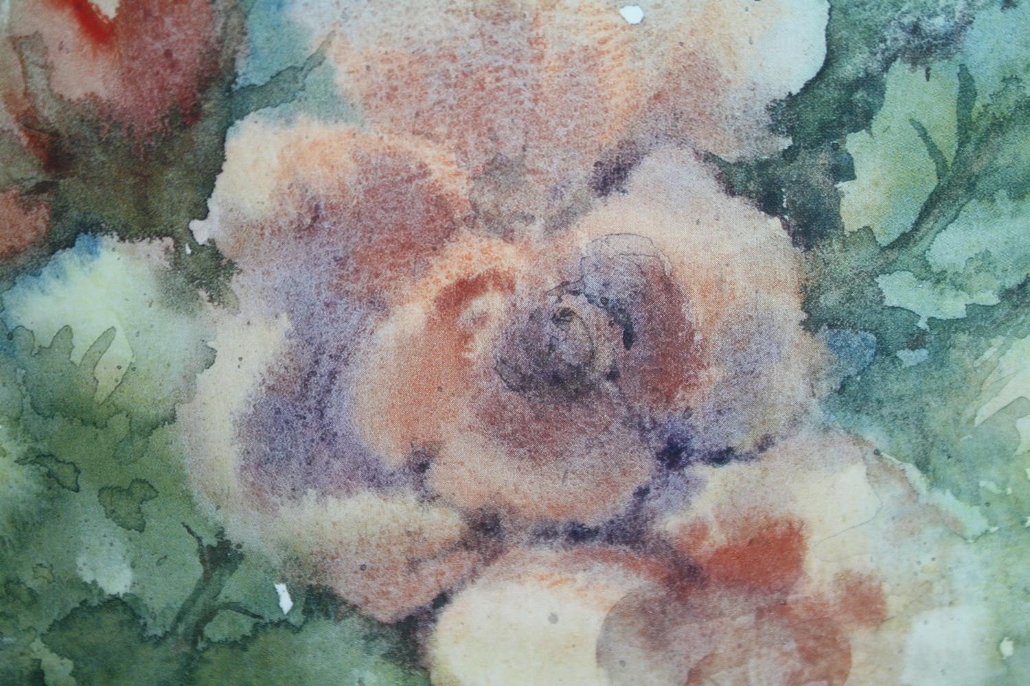 Jean Goodwin. Four watercolours. Framed and glazed. H.34 W.34cm. (largest) - Image 5 of 10