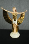 Erte. Franklin Mint. Sunrise in Gold. Figurine. H.28cm.