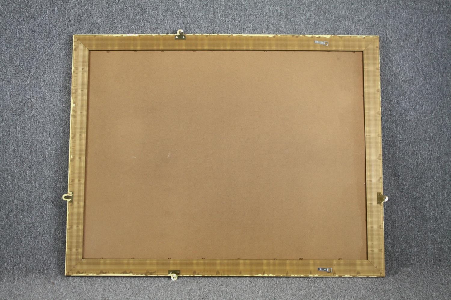 Wall mirror, contemporary gilt framed with bevelled plate. H.107 W.137cm. - Image 4 of 4