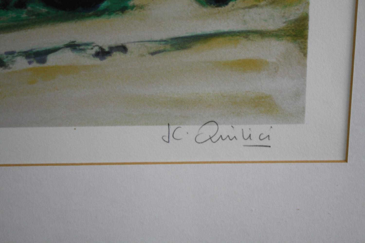 Jean-Claude Quilici (French b. 1941). Lithograph. Signed and numbered in pencil. Edition of 100 - Image 3 of 6