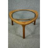 Coffee table, mid century teak by Nathan Furniture. H.44 W.76 D.76cm.