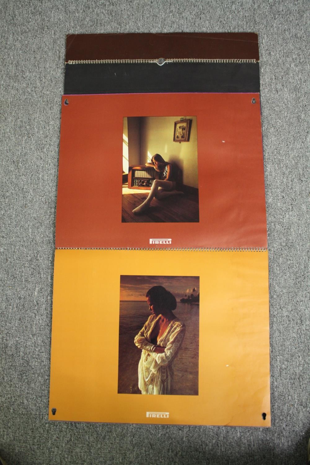 Two Pirelli calendars. 1970 and 1971. H.50 W.50cm. (largest) - Image 5 of 5