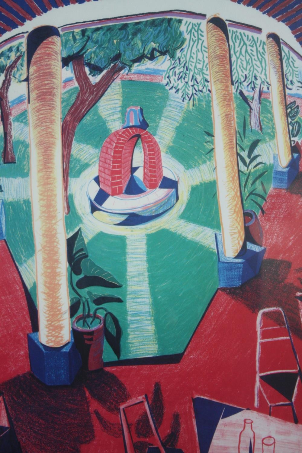 David Hockney. Exhibition published. Printed 1986 by the Tate Gallery for the 'Moving Focus Prints - Image 2 of 3