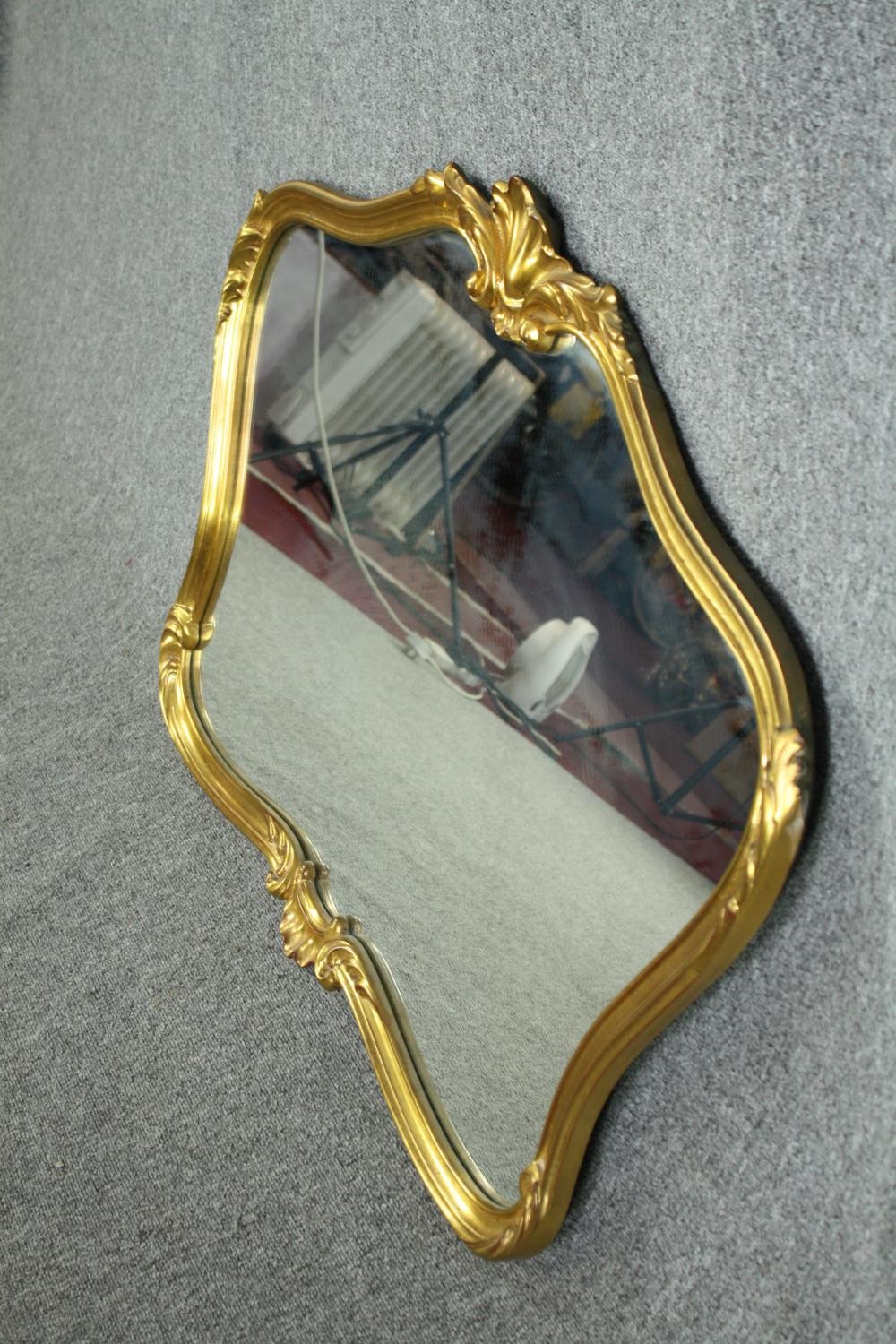 Wall mirror, contemporary in Rococo style frame. H.79 W.100cm. - Image 3 of 4