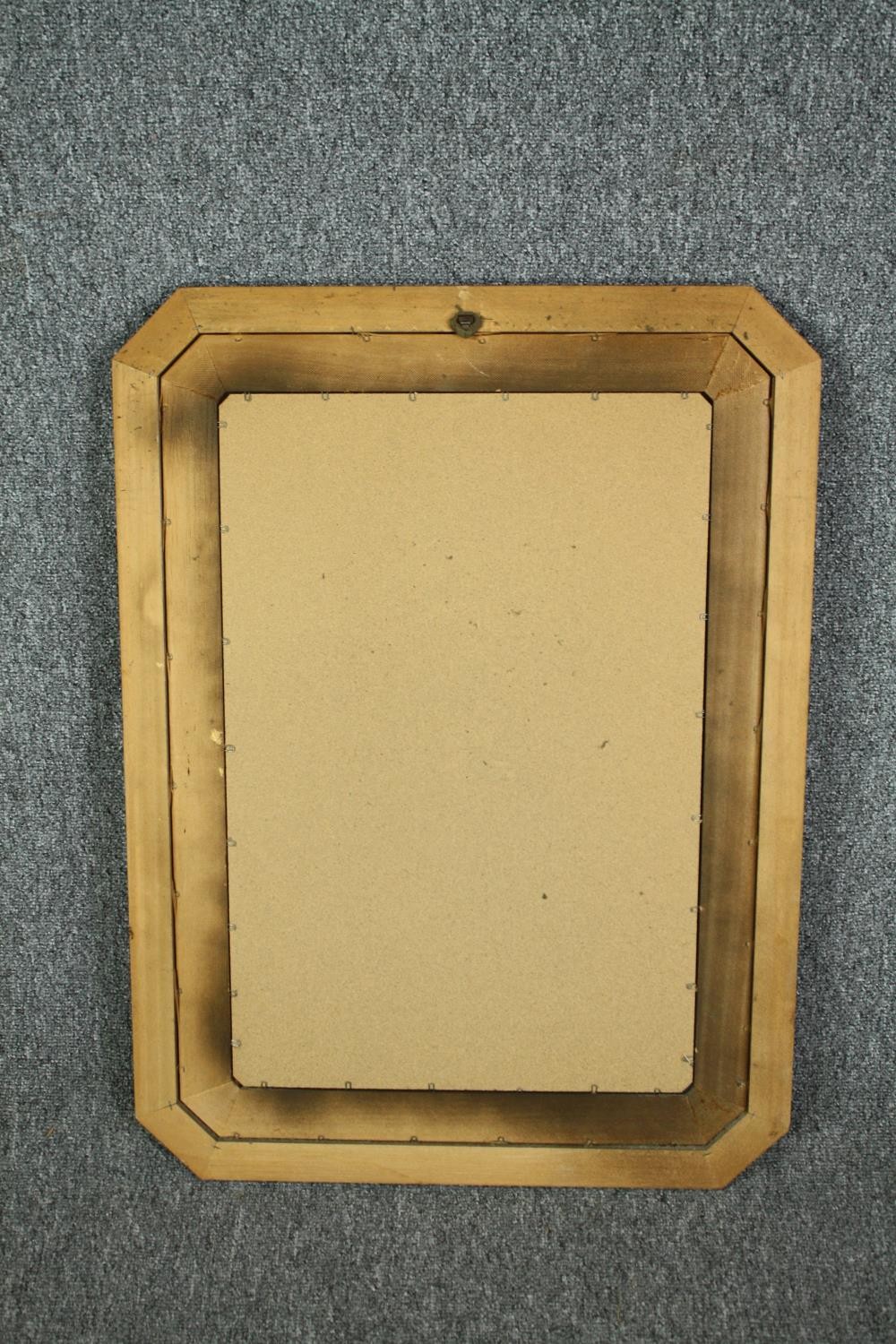 Wall mirror, contemporary gilt framed with bevelled plate. H.78 W.57cm. - Image 4 of 4