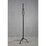 A metal floor lamp. H.148cm.