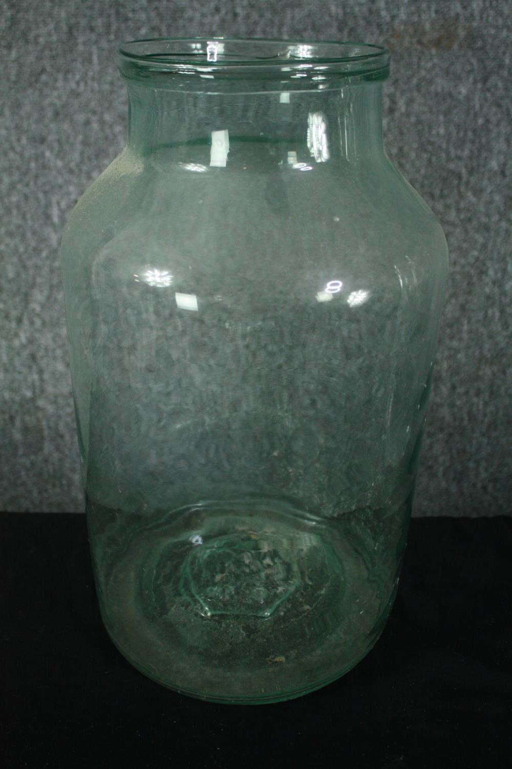 A collection of fourteen large glass pickling jars. Probably early twentieth century but maybe - Image 3 of 5