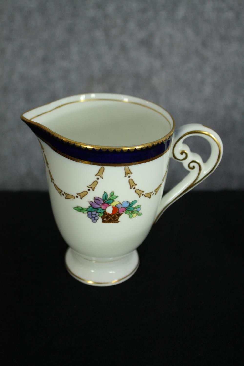 An early twentieth century Adelaide bone china tea set. Made up of six cups and saucers, six side - Image 5 of 7