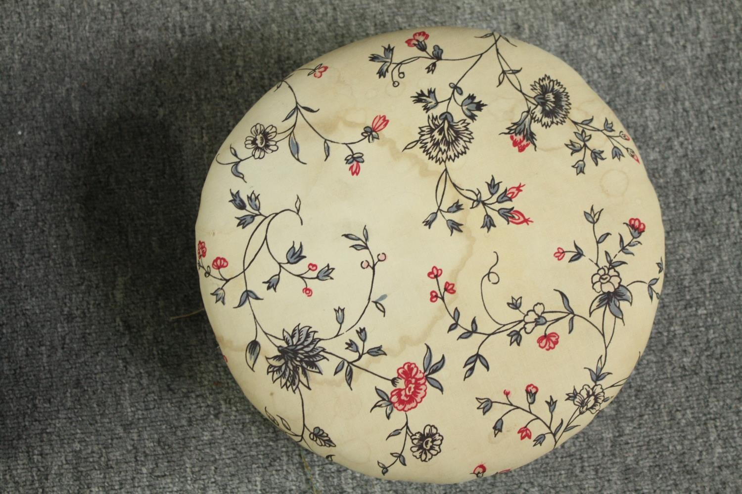 A miscellaneous collection of four 19th century footstools. H.20 W.33 D.33cm. (largest) - Image 5 of 10