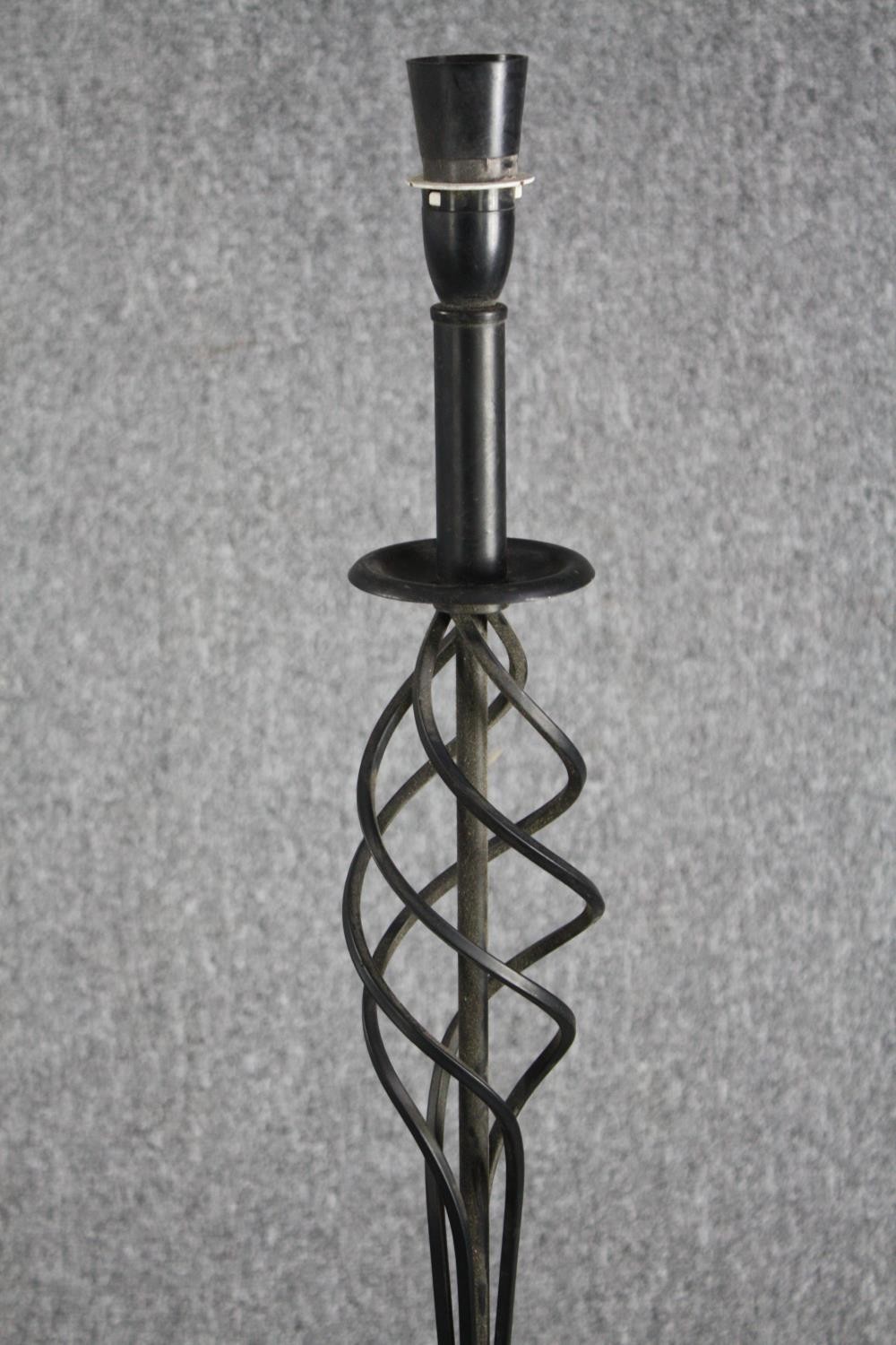 A metal floor lamp. H.148cm. Proceeds from this lot will be donated to the Sarcoma charity. - Image 2 of 3