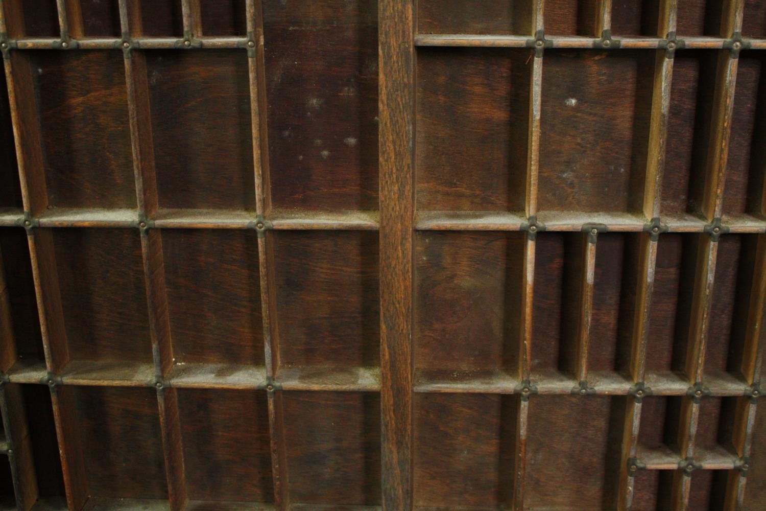 An old wooden work tray with 'science' written on it, probably for school use, together with two - Image 4 of 6