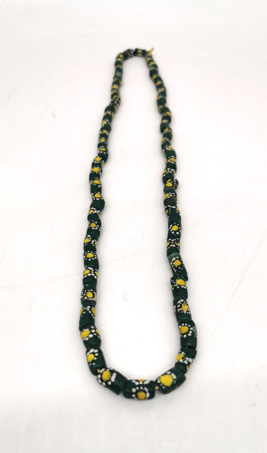 A collection of six African venetian glass trade bead necklaces and two bracelets. The long - Image 10 of 11