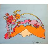 Peter Max, American (1937-, Infinity Watchers, 1970, Serigraph. Edition 6/300, signed and dated.