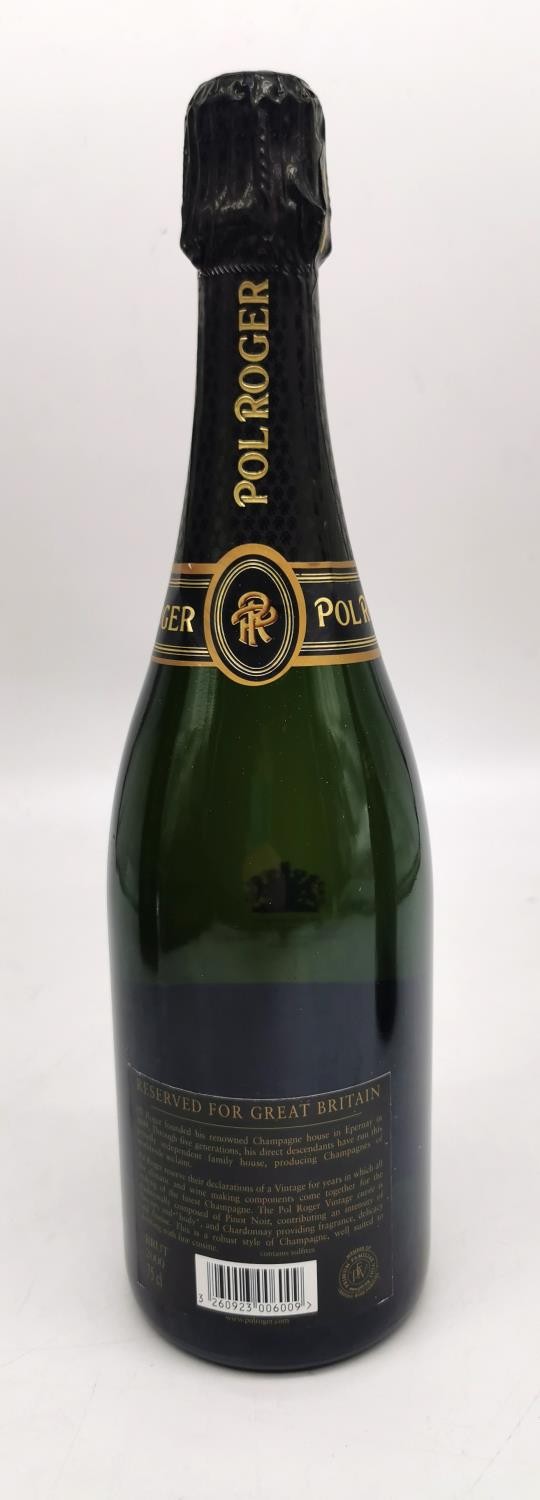 Two boxed Pol Roger Champagne bottles. One bottle Pol Roger vintage Brut Extra Cuvée de Reserve, - Image 6 of 7