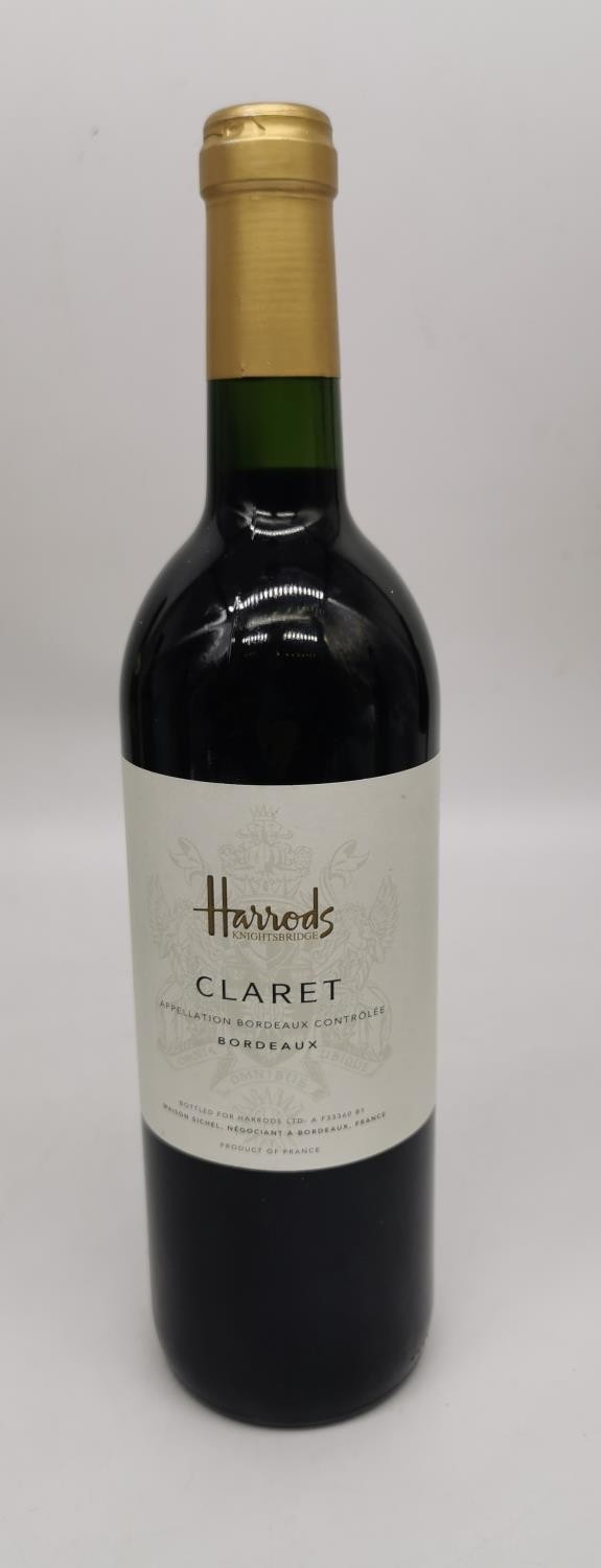 Six Bottles of red and white wine: Harrods Claret, Chateauneuf du Pape 2017, Jack & Knox Green on - Image 4 of 7