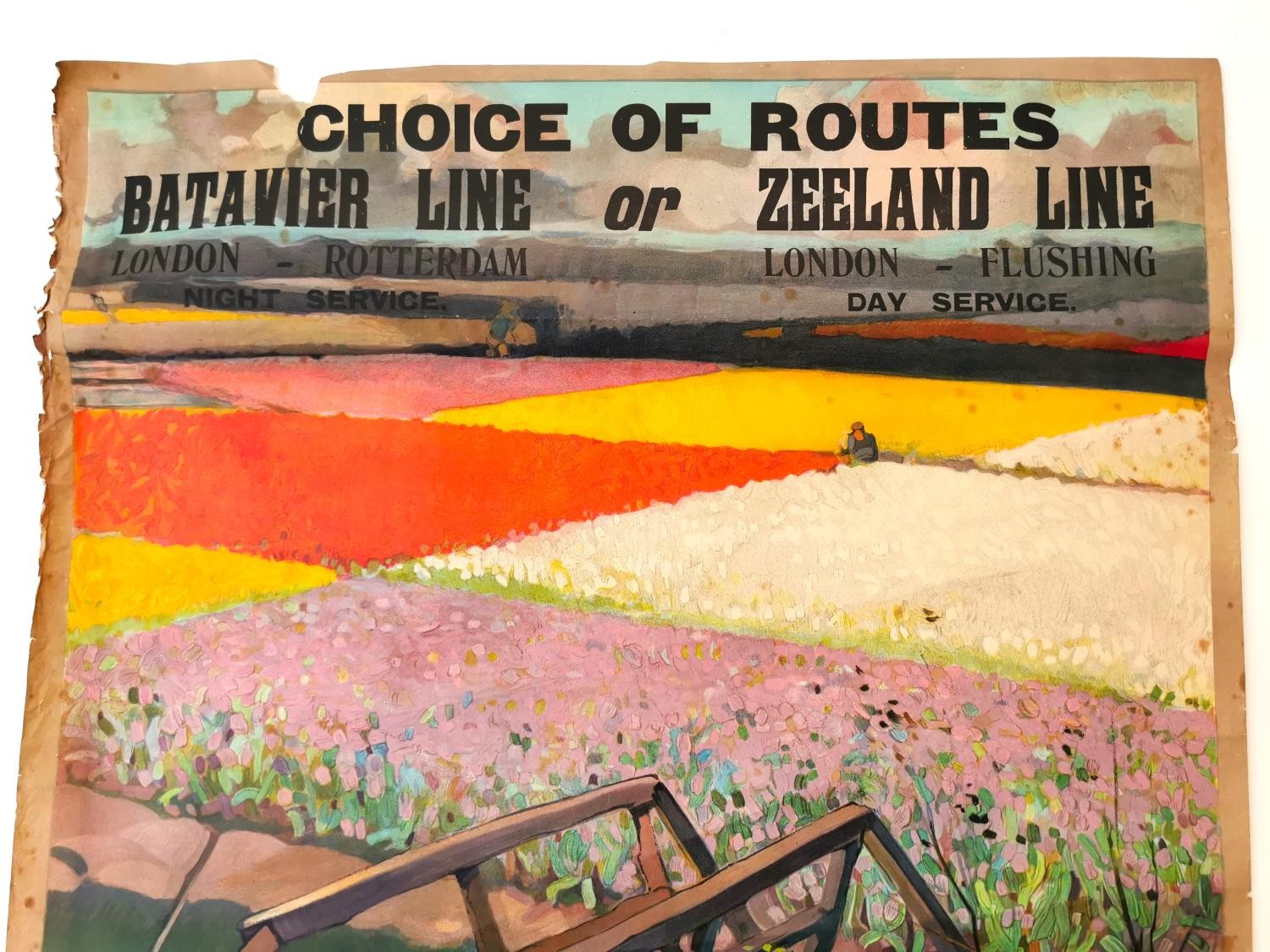 After Joseph Rovers (1893-1976), early 20th century travel poster advertising canal routes, Batavier - Image 4 of 6