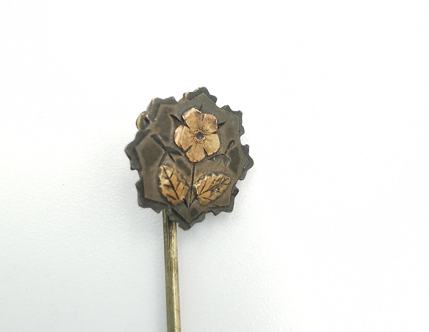 A collection of antique brooches, including a foil backed paste set red and white stone scrolling - Image 11 of 11