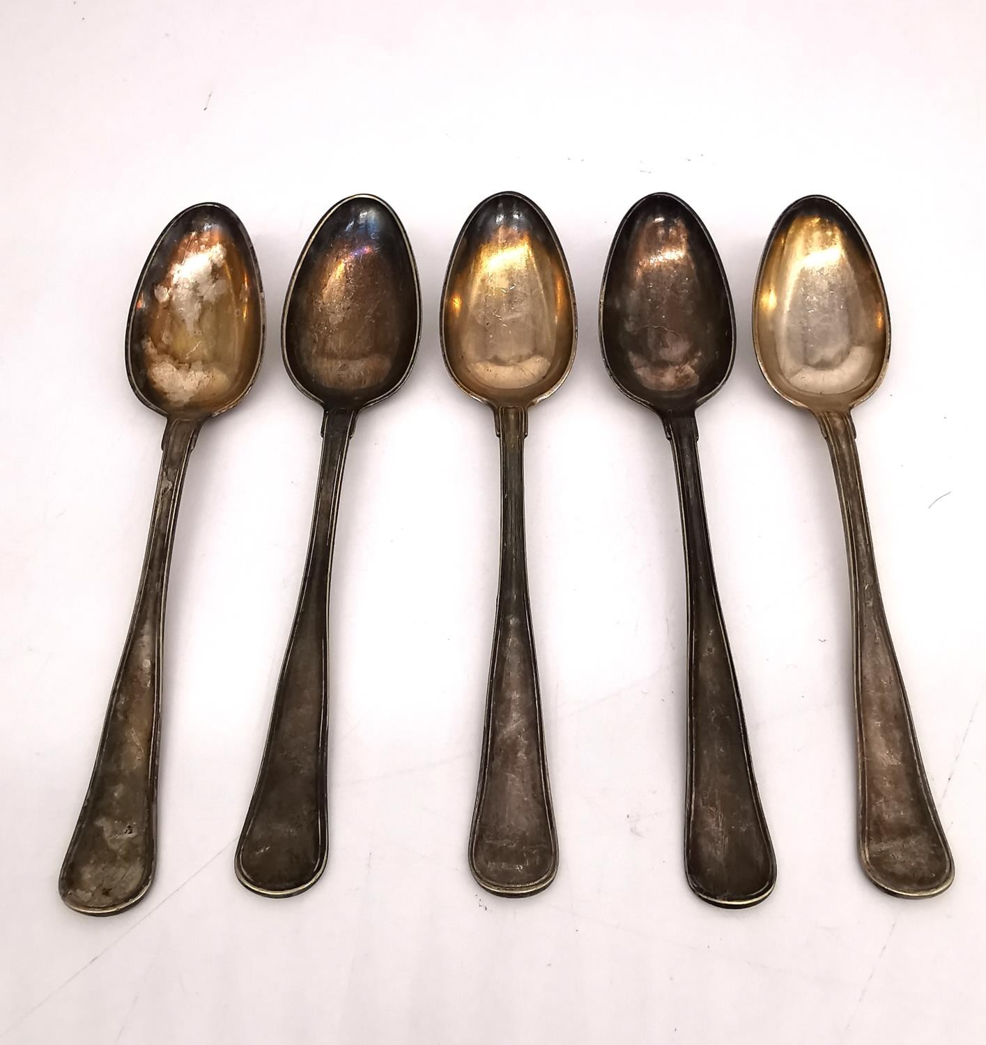 A collection of silver and white metal cutlery and dinnerware, including a large silver serving - Image 15 of 21