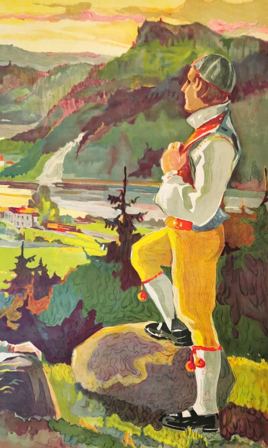 Hjalmar Thoresson (1893-1943), early 20th century Swedish travel poster advertising 'Come to - Image 3 of 5