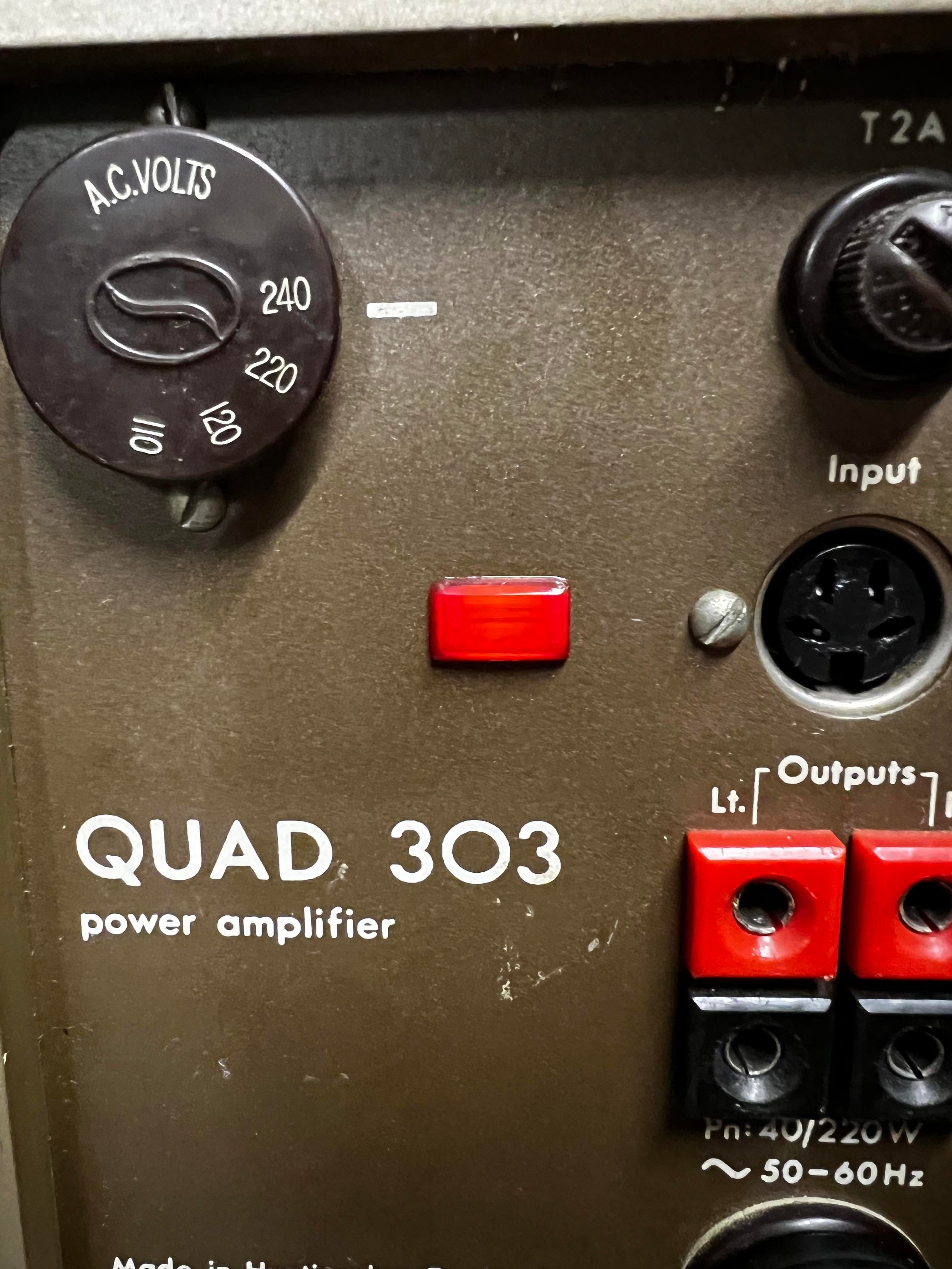1970s Quad music system plus some cables. Quad 303 serial 27022. 33 serial 29246. FM3 serial 4323. A - Image 16 of 16