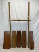 Poul Cadovius (1911-2011), for Cado, Royal wall system, teak mid 20th century Danish. H.200 W.84 D.
