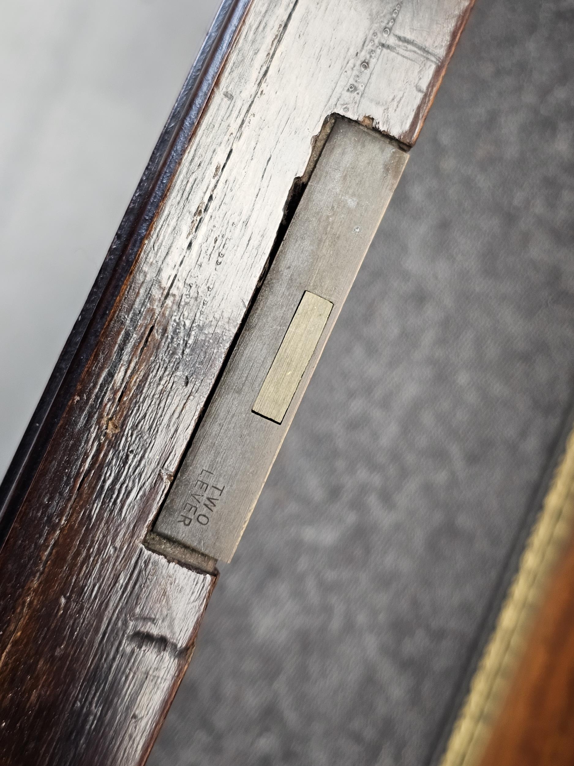 Secretaire cabinet, 19th century carved walnut with fall front revealing well fitted interior. H.100 - Image 13 of 15