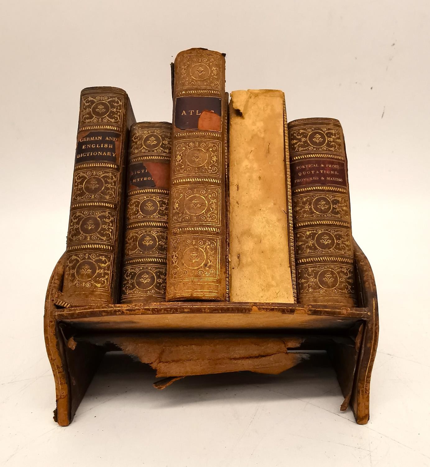 A signed Cartier Ltd. Miniature 'Reference Library' group of Cassell's dictionaries and Philips' - Image 2 of 37