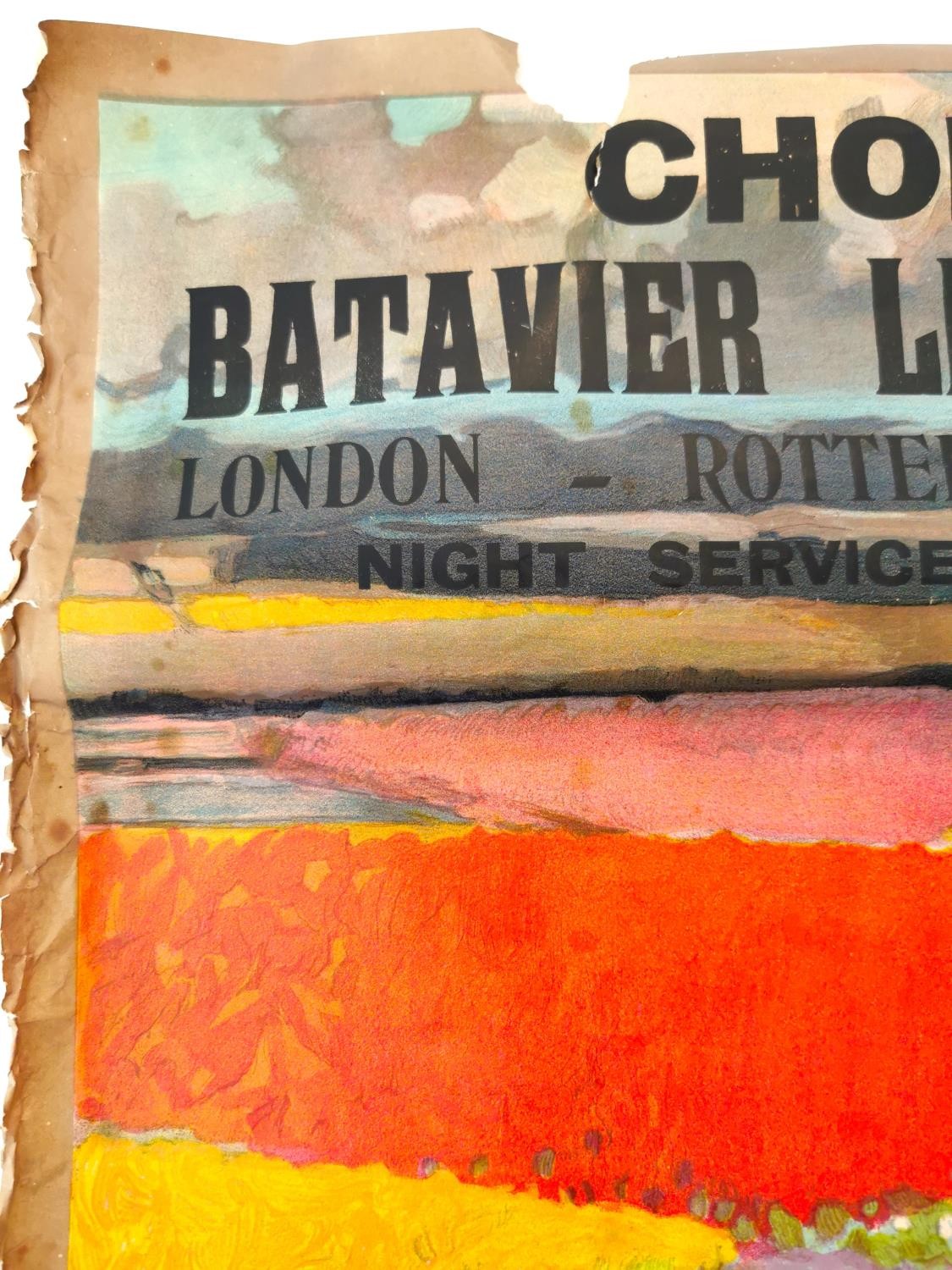 After Joseph Rovers (1893-1976), early 20th century travel poster advertising canal routes, Batavier - Image 5 of 6