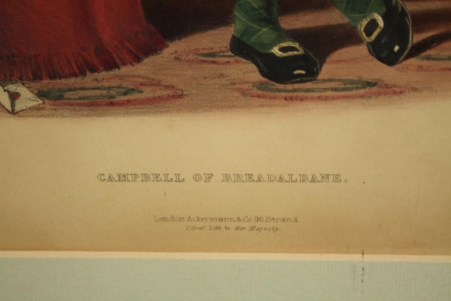 Scottish fashion. Campbell of Argyll and Breadabane. Printed by Ackermann, London. Circa 1900. - Image 4 of 6