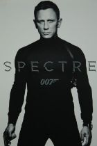 James Bond, Spectre. Movie poster printed onto stretched canvas. H.81 W.60cm. (each)