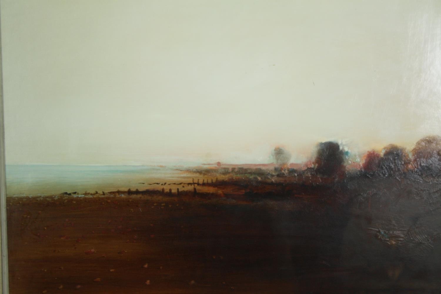 Anthony Krikhaar, (B.1940), oil on board, Dutch landscape, signed with inscription to the reverse.