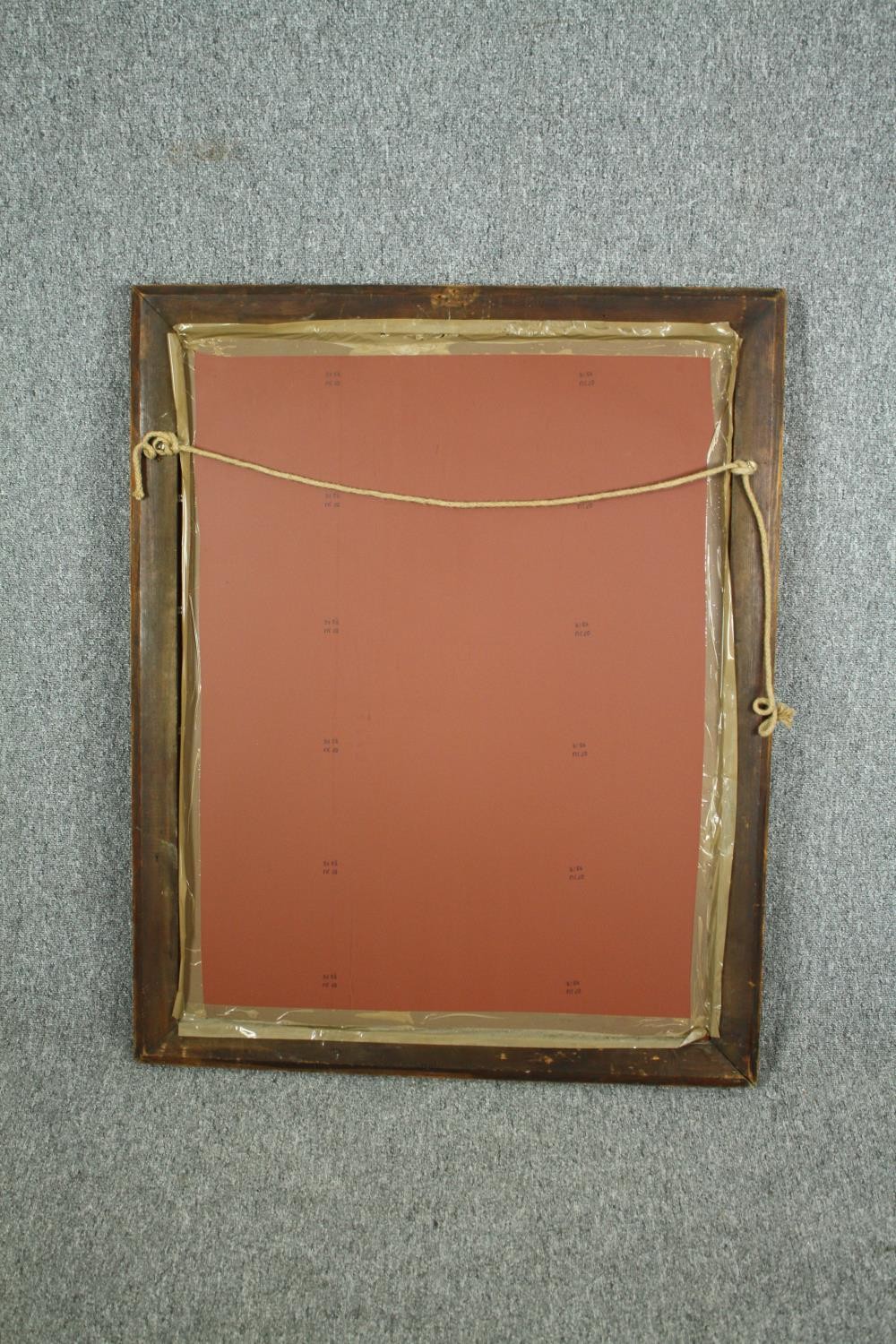 Wall mirror, 19th century giltwood. (With replacement plate). H.106 W.84cm. - Image 5 of 5