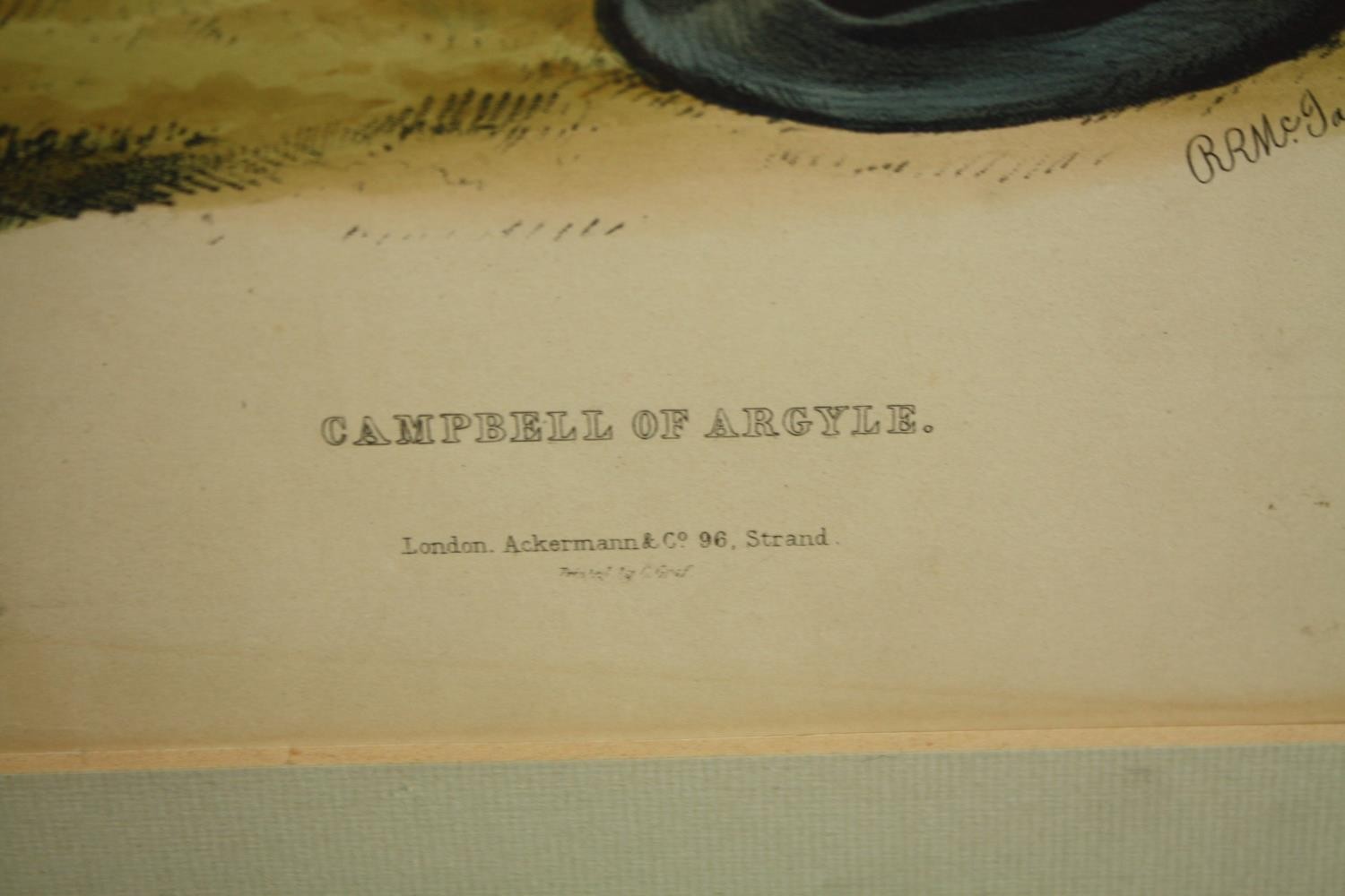 Scottish fashion. Campbell of Argyll and Breadabane. Printed by Ackermann, London. Circa 1900. - Image 5 of 6