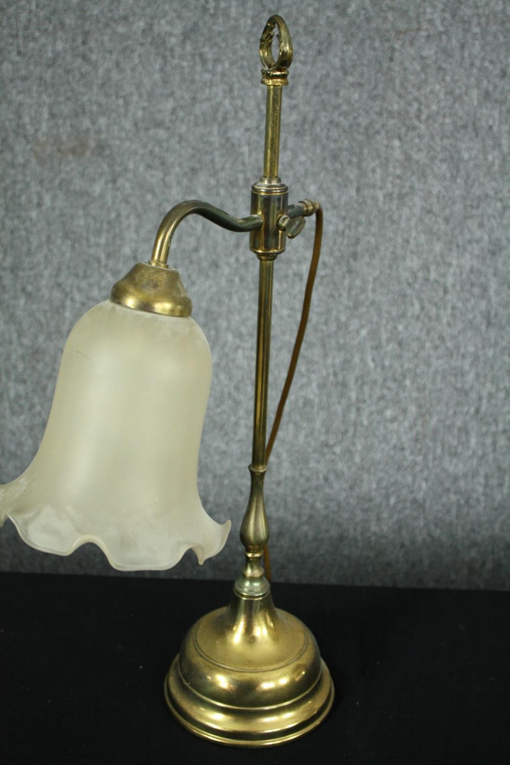 Table lamp, vintage with adjustable height arm. H.53cm. - Image 2 of 5