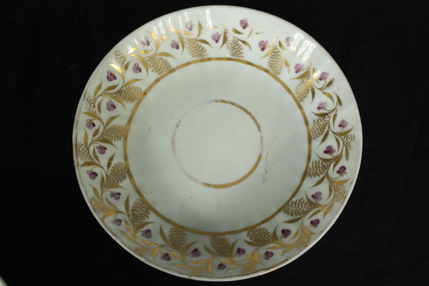 An 18th century Coalport John Rose period. Pattern mark 866 hand-painted part floral coffee and - Image 5 of 14