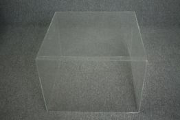 Coffee table, 1980s vintage lucite. H.50 W.71 D.71cm.