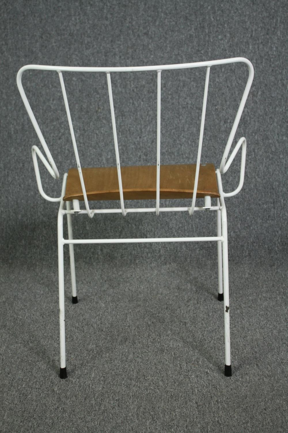 A set of six vintage Ernest Race Antelope chairs with laminated moulded panel seats. (Designed for - Image 6 of 6