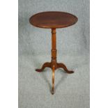 Lamp table, Georgian dish top mahogany. H.74 Dia.47cm.