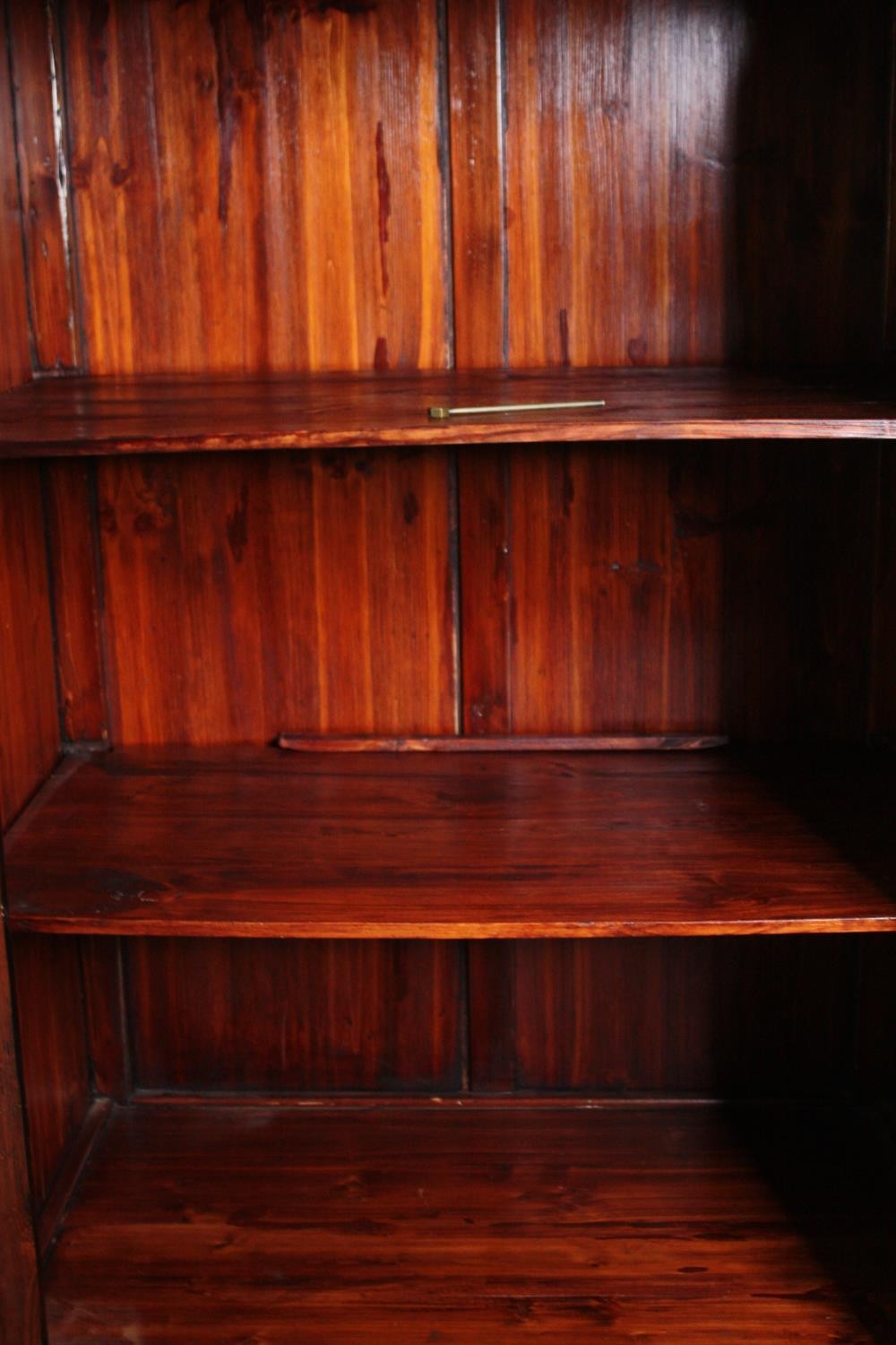 Hall cupboard, Chinese lacquered fitted with base drawers. H.174 W.92 D.53cm. - Image 8 of 9