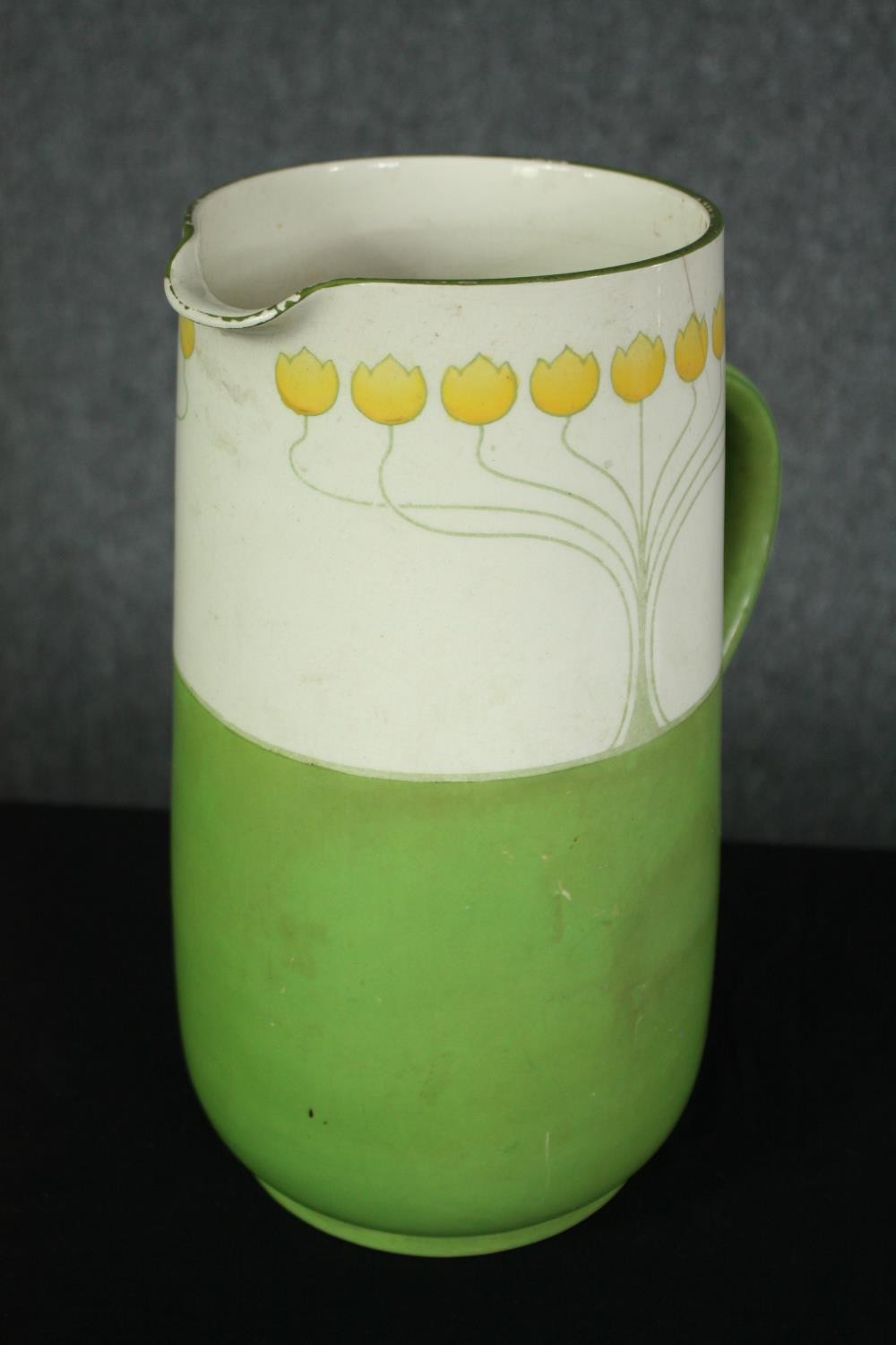 A mid century Spence Edge water jug of Art Nouveau influence. H.31cm. - Image 2 of 4