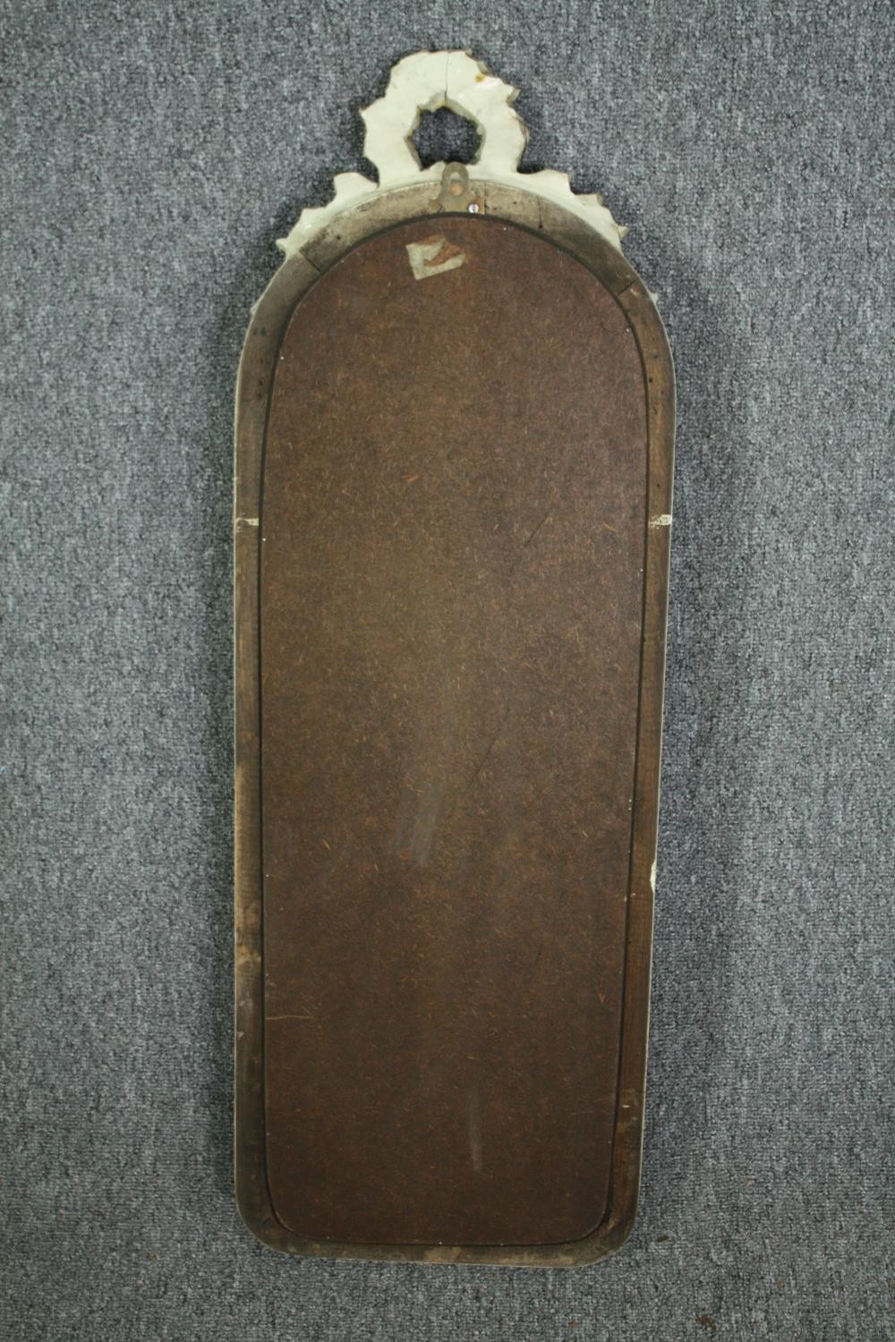 Pier mirror, mid century painted with bevelled plate. H.94 W.32cm. - Image 5 of 5