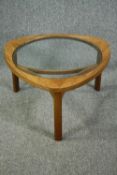 Coffee table, mid century teak by Nathan Furniture. H.44 W.76 D.76cm.