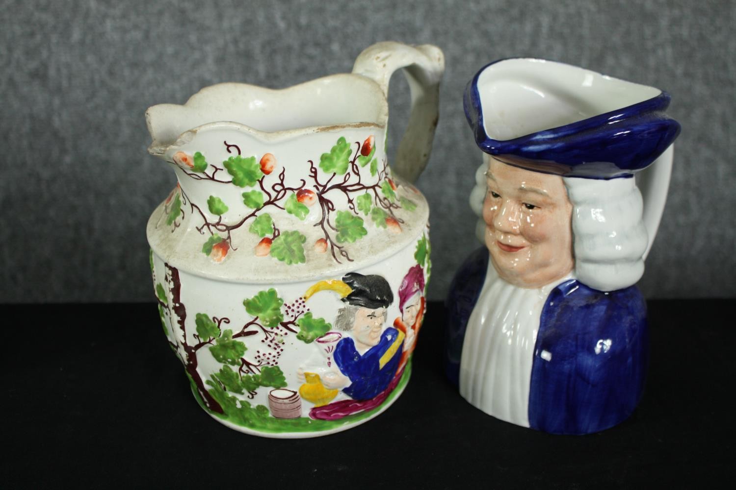 A collection of ceramics and porcelain, including five toby jugs, a Maersk, Far East service ash - Image 3 of 7